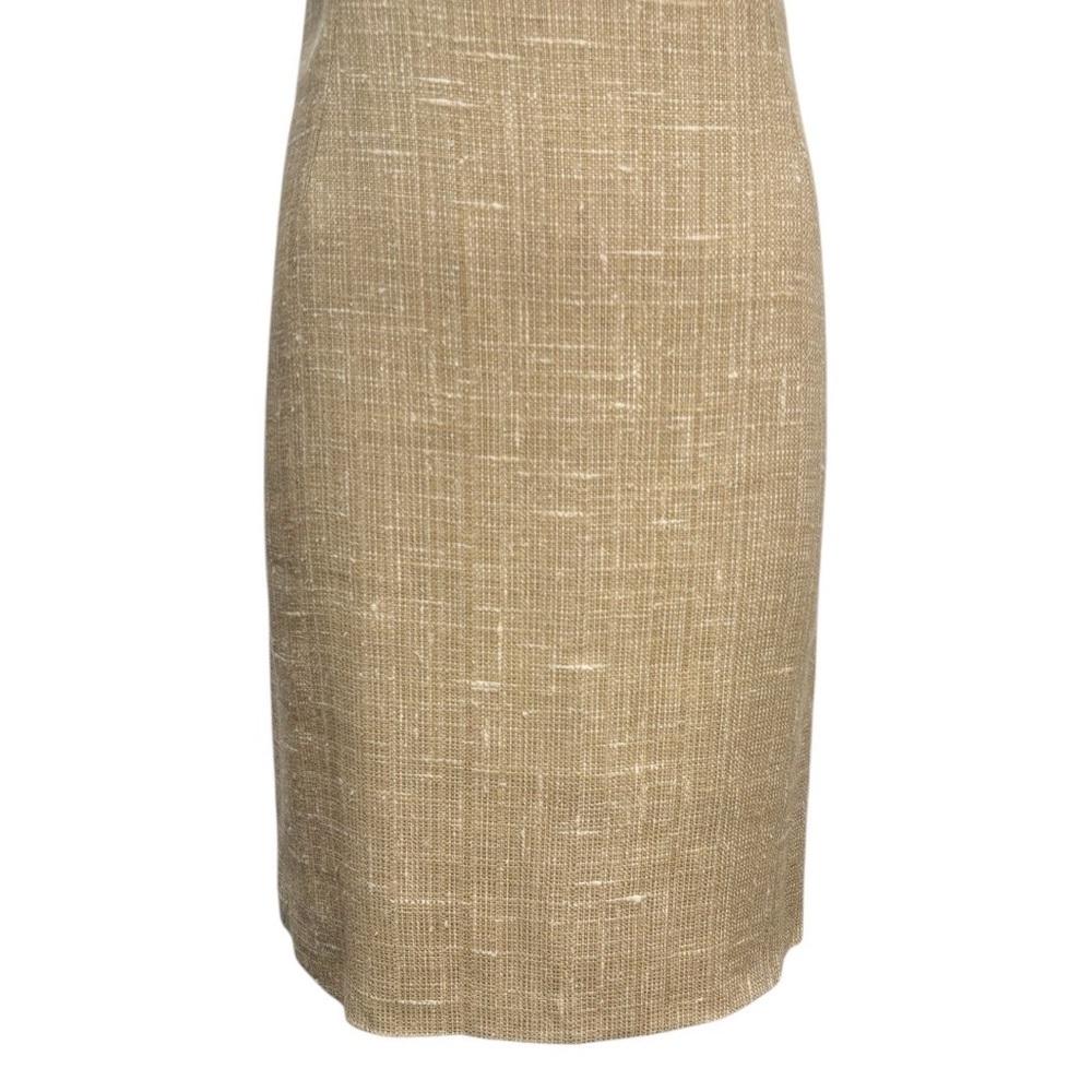Dolce & Gabbana Natural Tweed Sleeveless Shift Dress Size EU 40 - Picture 7 of 12